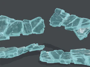 Ice rocks 3D Model