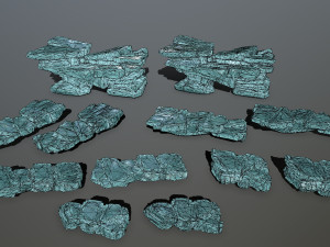 Ice rocks 3D Модель