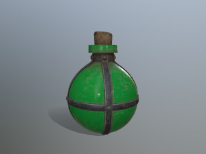 Potion bottle Model 3D