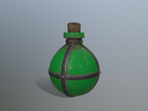 Potion bottle Model 3D