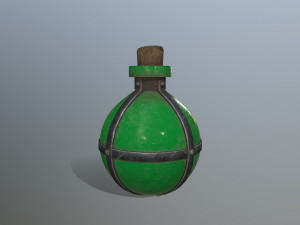 Potion bottle Model 3D