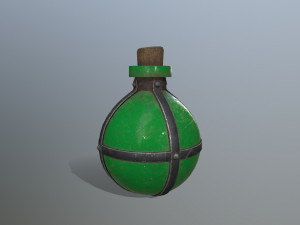 Potion bottle Model 3D