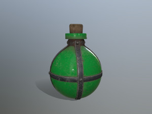 Potion bottle Model 3D