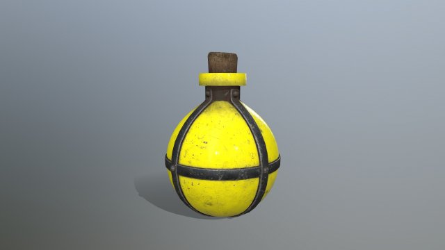 Potion bottle Modelo 3D .c4d .max .obj .3ds .fbx .stl .blend 