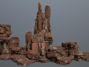 Desert rocks 3D Model