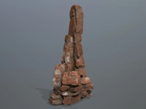 Desert rocks 3D Model