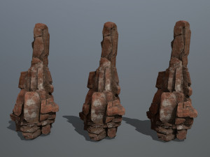 Desert rocks 3D Model