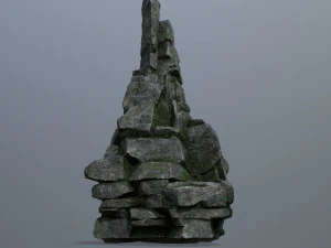 Cliff rocks 3D Model