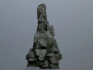Cliff rocks 3D Model