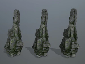Cliff rocks 3D Model