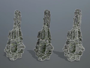 Cliff rocks 3D Model