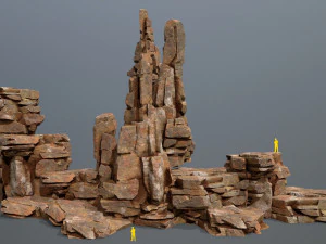 Desert rocks 3D Model