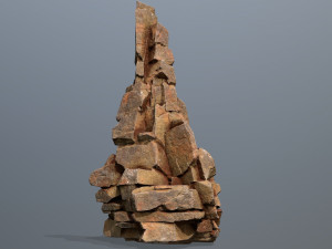 Desert rocks 3D 模型