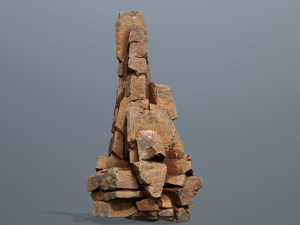Desert rocks 3D 模型