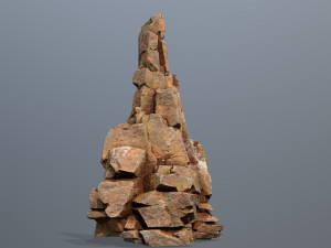 Desert rocks 3D 模型