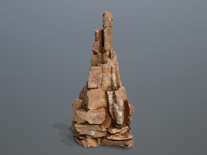 Desert rocks 3D 模型