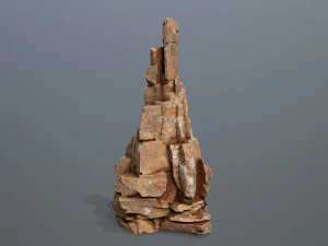 Desert rocks 3D Model
