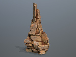 Desert rocks 3D 模型