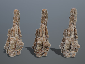 Desert rocks 3D 模型