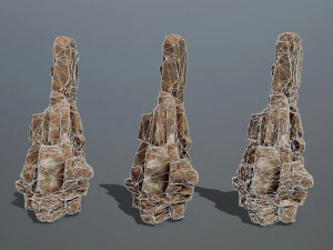 Desert rocks 3D Model