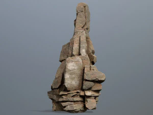 Desert rocks 3D Model