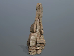Desert rocks 3D Model
