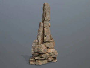 Desert rocks 3D Model