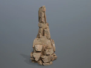 Desert rocks 3D Model