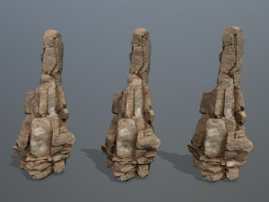 Desert rocks Modelo 3D