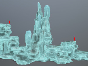 Ice rocks 3D Model