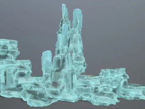 Rocce di ghiaccio Modello 3D
