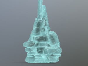 Ice rocks Modello 3D