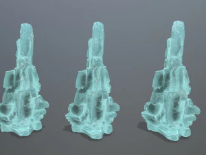 Rocce di ghiaccio Modello 3D