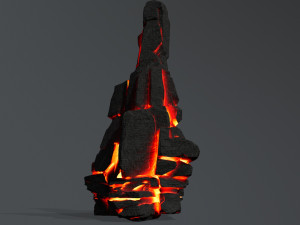 Lava rocks 3D Model