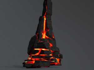 Lava rocks 3D Model