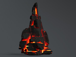 Lava rocks 3D Model