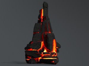 Lava rocks 3D Model