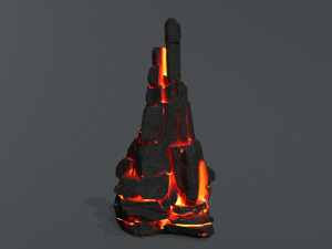 Lava rocks 3D Model