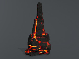 Lava rocks 3D Model