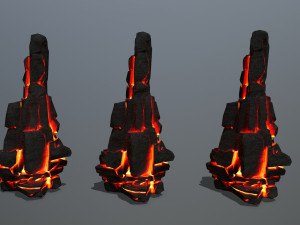Lava rocks 3D Model