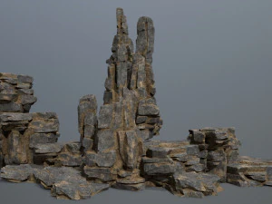 Rocce della scogliera Modello 3D