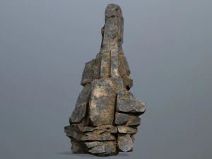 Cliff rocks 3D Model