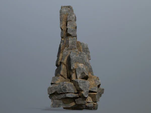 Cliff rocks 3D Model