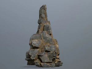 Cliff rocks 3D Model