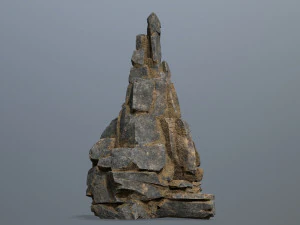 Cliff rocks 3D Model