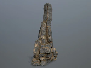 Cliff rocks 3D Model