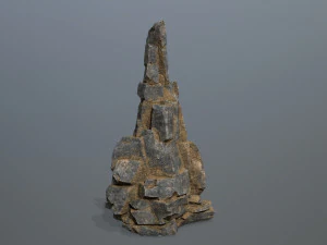 Cliff rocks 3D Model