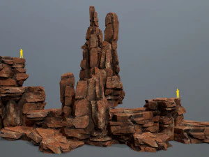 Desert rocks 3D Model