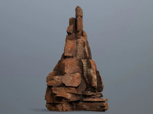 Desert rocks 3D Model