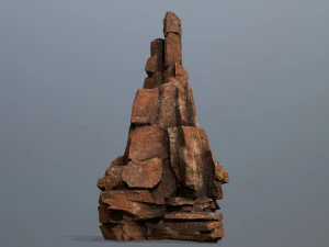 Desert rocks 3D Model